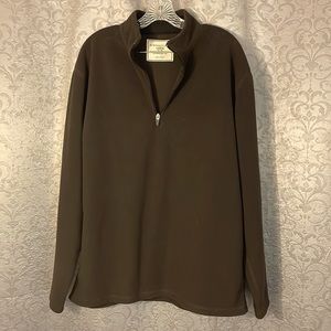 Old Navy - Men’s fleece pullover, brown, size large
